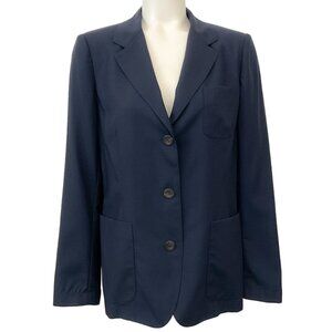 Colombo Navy Blue Cashmere Classic Blazer